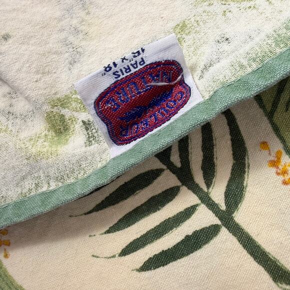 Couleur Nature Placemats Set of 9 Green Yellow Floral Flowers Botanical Paris - Picture 10 of 11